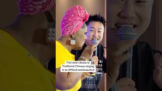 Vocal Coach Learns CHINESE Song From Talented Student!! 😲🎶 #china #vocalcoach #singer #viral