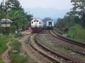 Railway Kereta Api : KA 22 Argo Gede crossing KA ...