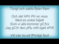 Bo Kaspers Orkester - Cigarett Lyrics_1 