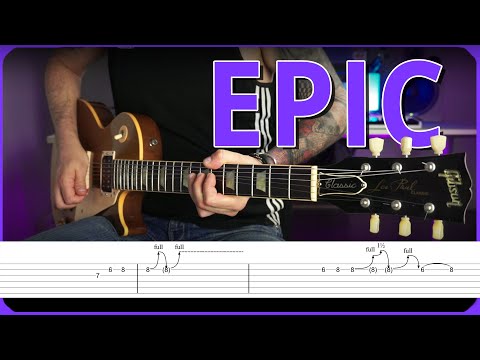 The NATURAL MINOR scale and the EPIC Tone of a Les Paul // Blues Lick with TABS