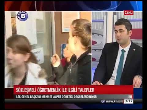 Genel Başkanımız Mehmet Alper ÖĞRETİCİ, Kanal B’ de GÜNCEL Programında