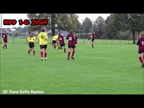 Hamont 99 - JVGH Ladies A: samenvatting