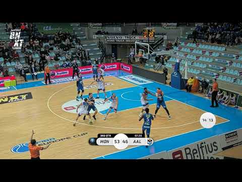 BNXT League Highlights : Belfius Mons-Hainaut VS Okapi Aalst - Game (87-84) - (29.01.2022)