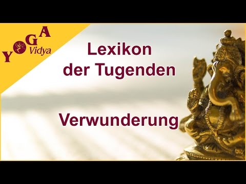 Verwunderung - Vortrag mit praktischen Tipps - Lexikon der Tugenden Yoga Vidya