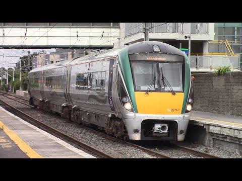 Irish Rail 22000 Class Intercity Train 22308 Departing Howth Junction Station, Dublin