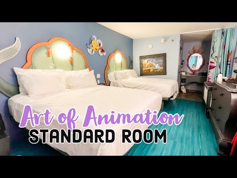 Disney's Art of Animation Room Tour | Little Mermaid Standard Room