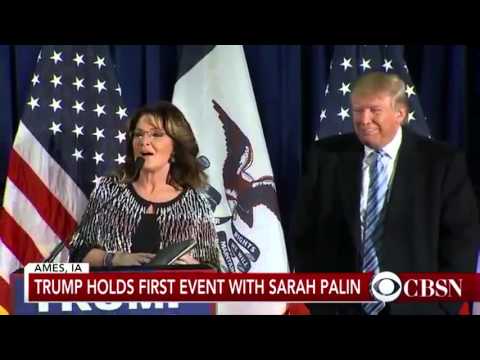 Best Bits of Sarah Palin's Crazy Endorsement of Donald Trump