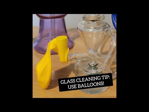 Easy Balloon Hack to Clean Glass Bongs & Rigs