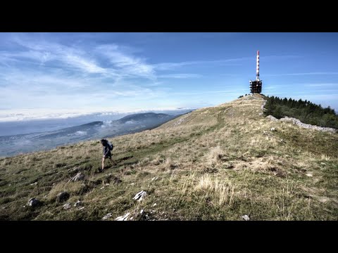 9 hour hike across Chasseral Park in Switzerland