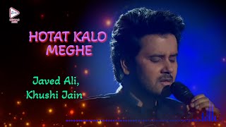 Hatat Kalo Meghe | Lyrical Audio Song | হটাৎ কালো মেঘে | Javed Ali & Khushi Jain |Echo Bengali Muzik