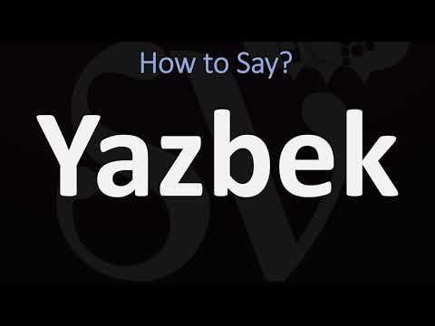 How to Pronounce Yazbek? (CORRECTLY)