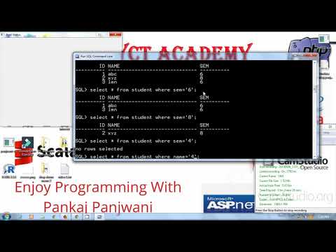 Oracle in Hindi By Pankaj Panjwani 5 | where clause