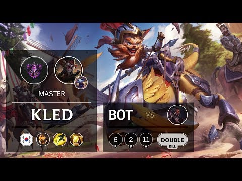 Kled Bot vs Lucian - KR Master Patch 9.19