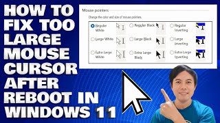 Download the video "How To Fix Too Large Mouse Cursor After Reboot in Windows 10/11"