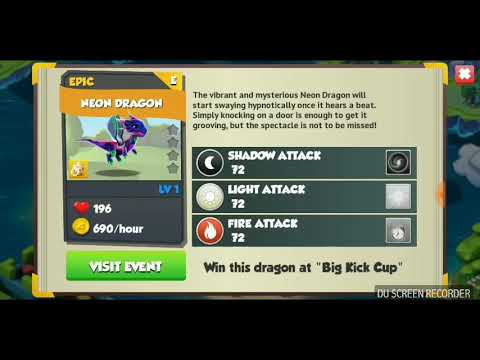 Dragon Mania Legends (Neon Dragon) (DML.SKH.2)