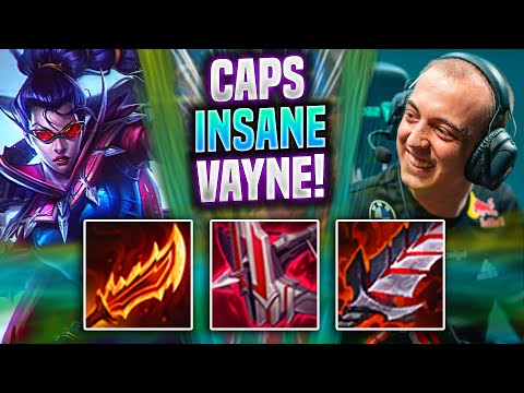 CAPS IS INSANE WITH VAYNE! - G2 Caps Plays Vayne Top vs Riven! | Season 2022