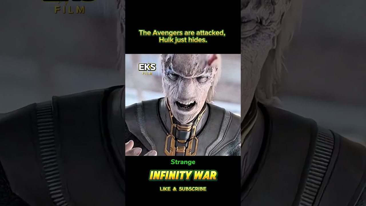 When the Avengers attacked, Hulk just hid #shortfilm #viral #shorts