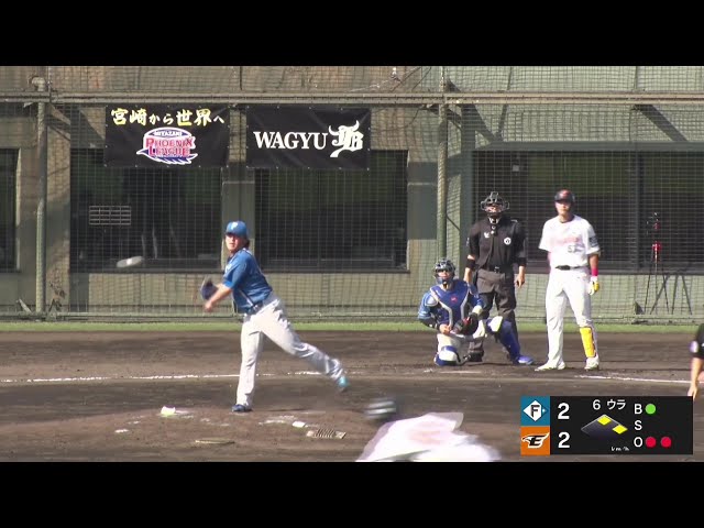 【みやざきPL】ファイターズ・河野竜生 素早い牽制で一打勝ち越しのピンチを切り抜ける!! 2025年10月14日 ハンファ・イーグルス対 北海道日本ハムファイターズ