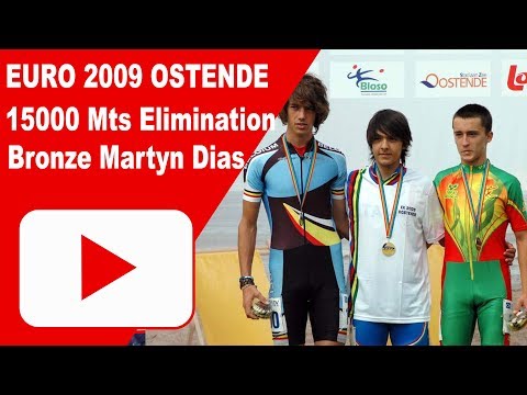 Inline Skating Oostende 2009 Junior Men 15 000 m elimination final