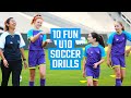 10 Best U10 Soccer Drills | Fun Soccer Drills for Kids