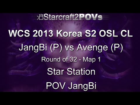 SC2 HotS - WCS 2013 KR S2 CL - JangBi vs Avenge - Ro32 - Map 1 - Star Station - JangBi
