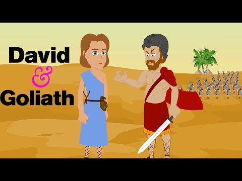大衛和歌利亞 (David And Goliath - The Bible Story for Kids - Children Christian Bible Cartoon Movie - Holy Tales)