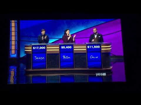 Double Jeopardy, Jason Zuffranieri Day 13 - 3rd Daily Double (9/17/19)