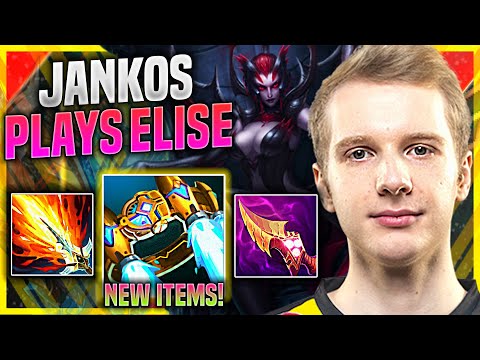 JANKOS PICKS ELISE WITH NEW ITEM HEXTECH ROCKETBELT! - G2 Jankos Plays Elise JUNGLE vs Dr  Mundo! |