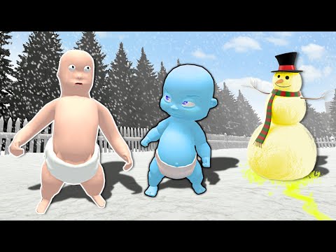 Baby Gets Trapped in a WINTER STORM & Blizzard! - Who's Your Daddy 2 Multiplayer