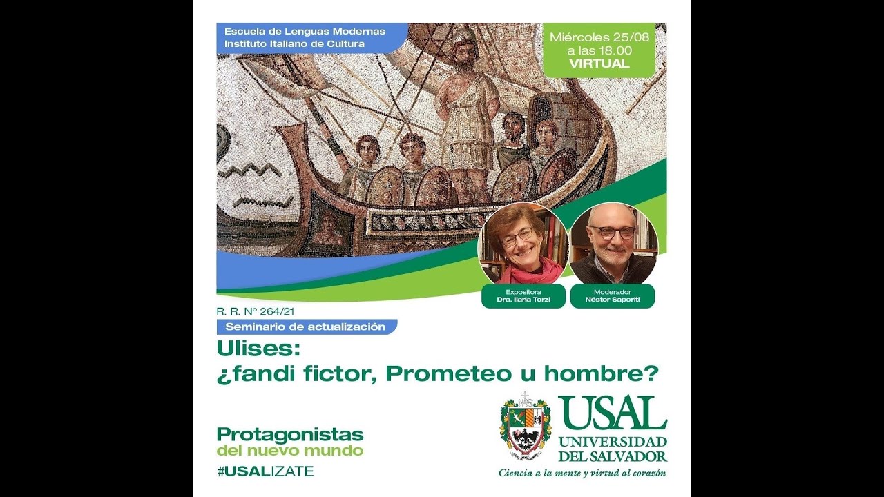 Ulises: ¿fandi fictor, Prometeo u hombre, por Ilaria Torzi