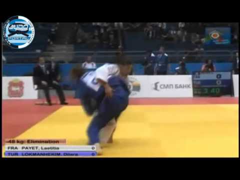 European Judo Championship Chelyabinsk 2012 -48kg PAYET (FRA)-LOKMANHEKIM (TUR)