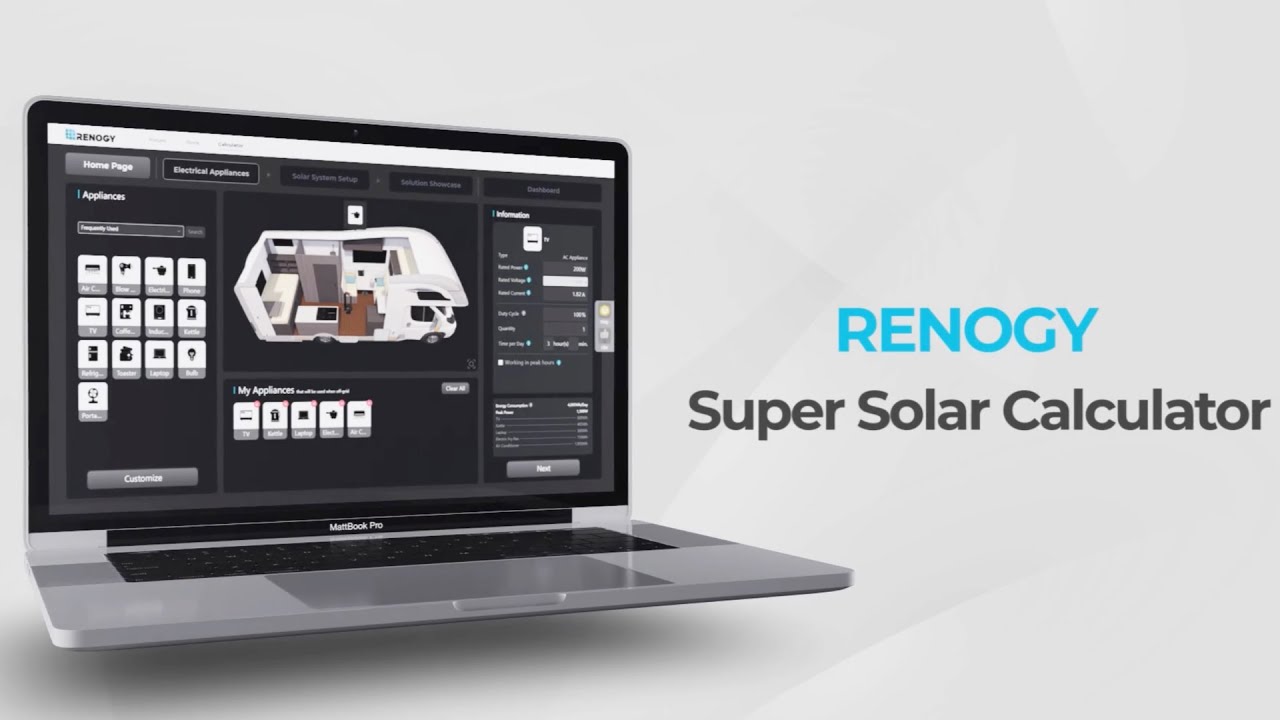 Introducing Renogy Super Solar Calculator