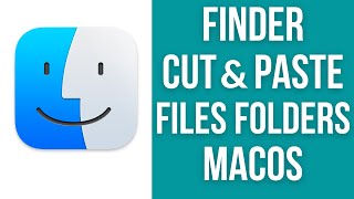How To Cut & Paste Files Folders On macOS Finder