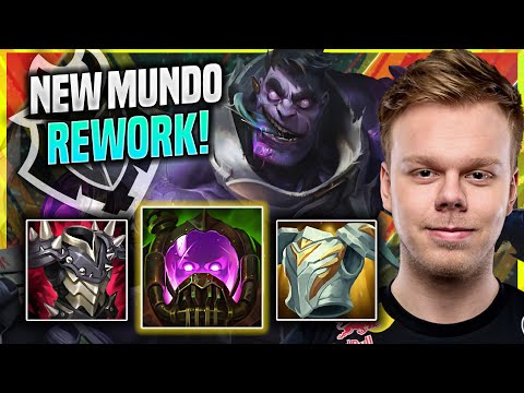 WUNDER TRIES NEW MUNDO REWORK TOP GAMEPLAY! - G2 Wunder Plays Dr Mundo TOP vs Jayce! |