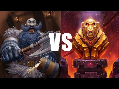 (Hearthstone) Patron Warrior VS Golden Monkey Priest