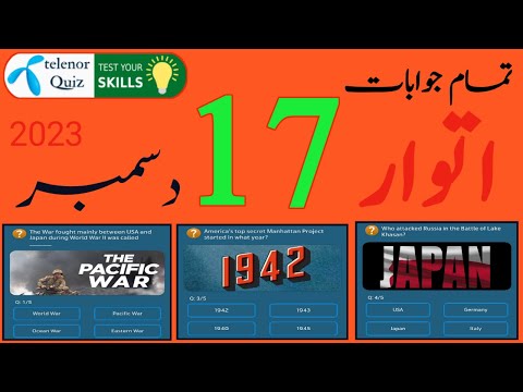 America's top secret Manhattan Project started in what year? |17 December 2023 Today My Telenor Quiz