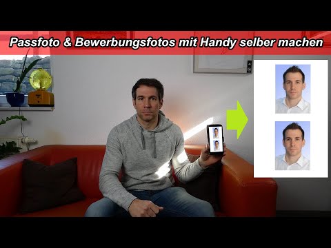 Biometrisches Passbild mit Handy selber machen Tutorial