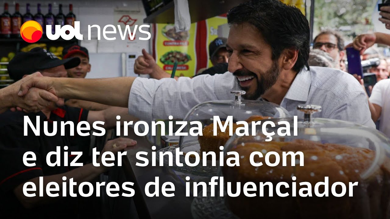 Nunes ironiza Marçal e diz ter sintonia com eleitores de influenciador