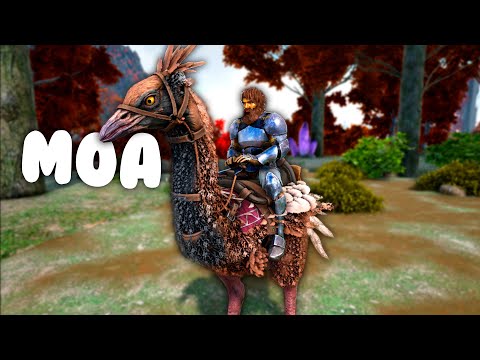 COMO TAMEAR MOA Y TODAS SUS HABILIDADES - ARK: ANIMAL OF ATLAS MOD