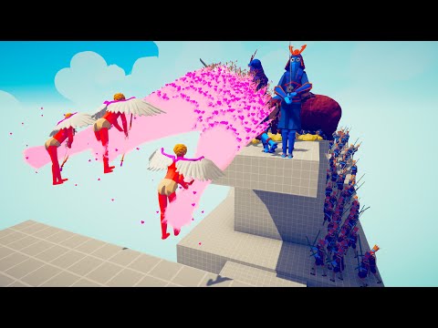 3x CUPID GOD vs 100x UNIT | TABS - Totally Accurate Battle Simulator