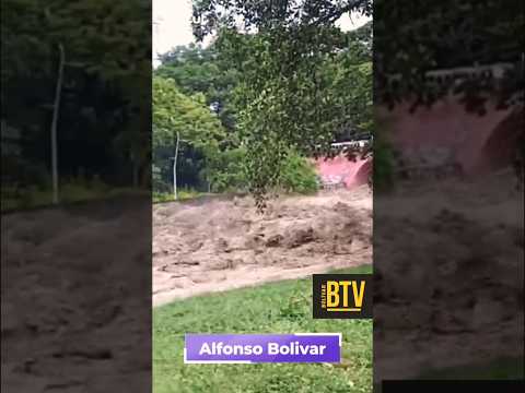 ¡Alerta en Buga! Crece el río Guadalajara tras intensas lluvias en la zona montañosa