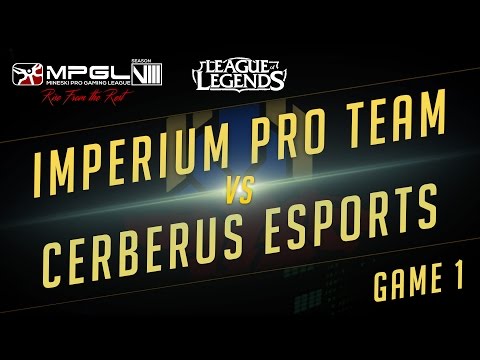 Imperium Pro Team vs Cerberus eSports - Mineski Pro Gaming League S8 LoL - Game 1 [Finals]