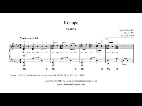 Janacek : Konope (Coufava), JW VIII/10, No. 11