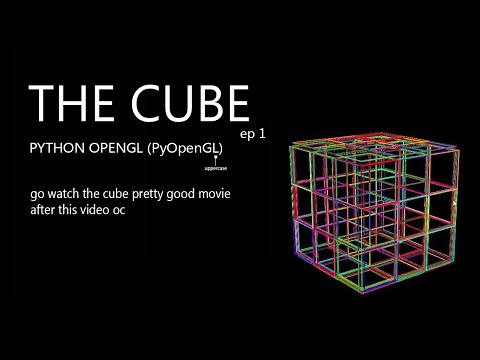 Python OpenGl for noobs (how to become a legend)