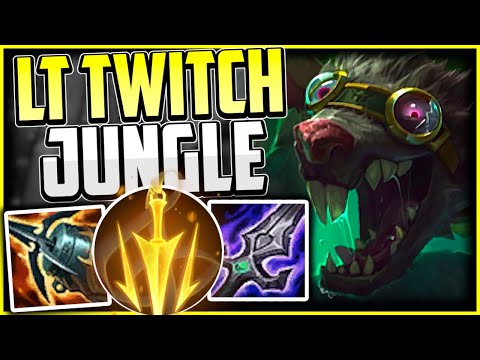 Sneaky FULL Attack Speed Twitch Jungle w Lethal Tempo 👌 - League of Legends