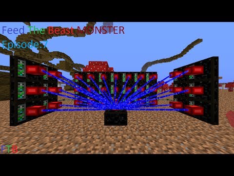 Feed The Beast Monster Ep:7 Mystcraft and QuarryPlus