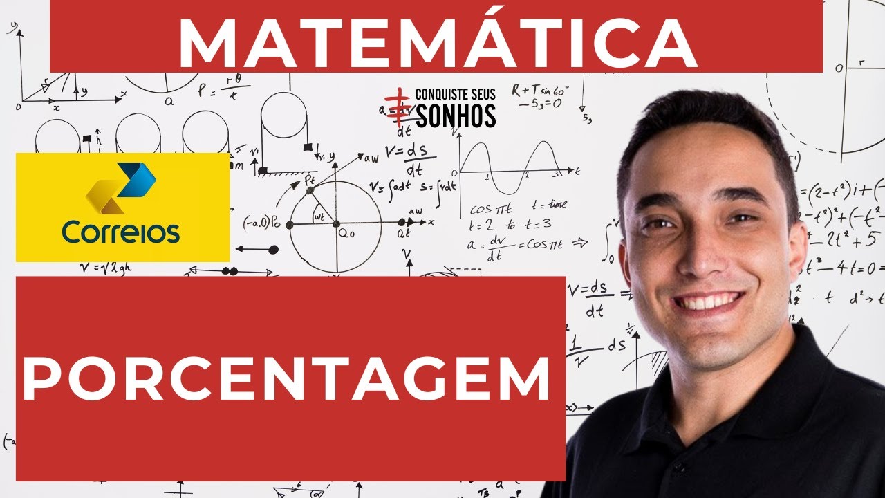 PORCENTAGEM - MATEMÁTICA - CARTEIRO 2024 - CORREIOS - IBFC