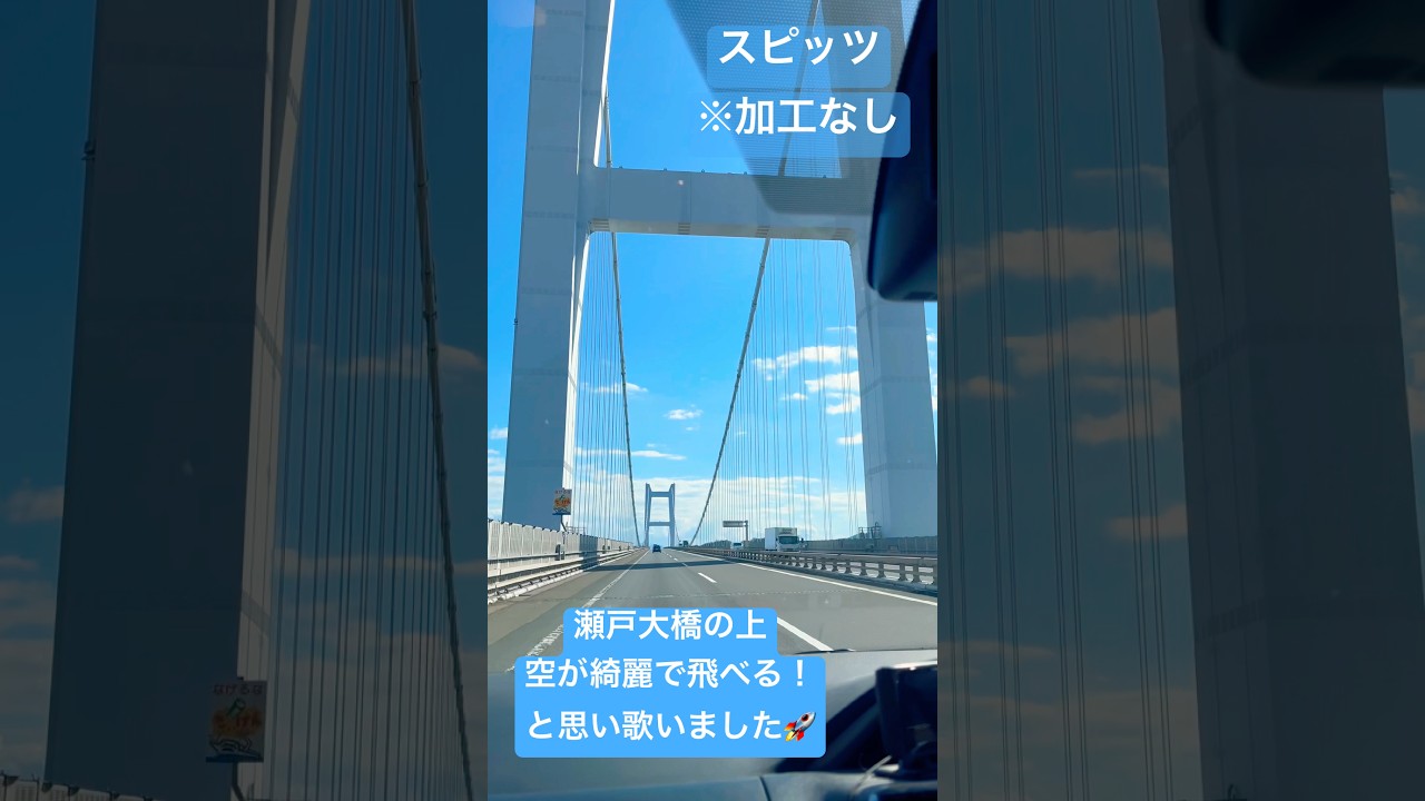 #瀬戸大橋 #スピッツ #空も飛べるはず #歌ってみた