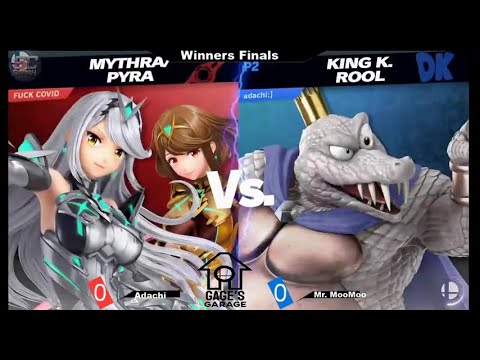Gage's Garage #1 - Mr. Moo Moo (Pyra/Mythra) VS Adachi (King K. Rool) - SSBU Winners Finals