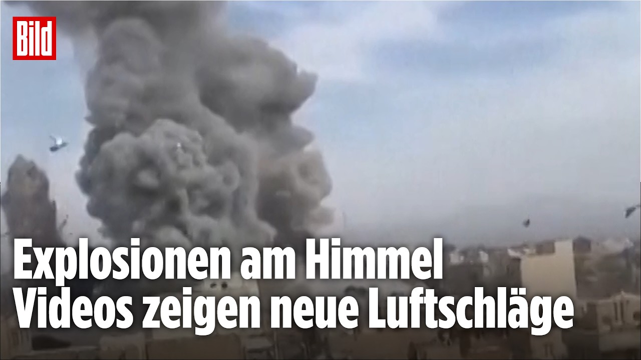 TRUMP DROHT IRAN: Explosionen über Teheran – Videos zeigen neue Luftschläge